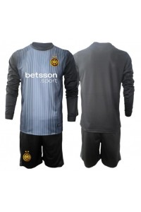 Inter Milan Doelman Babytruitje Thuis tenue Kind 2025-26 Lange Mouw (+ Korte broeken)